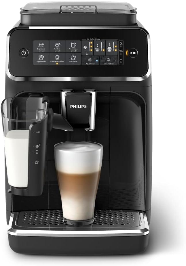 Philips Kitchen Appliances EP3241/54 Espresso Machine, 60 Ounces | 3200 Series | Fully Automatic | LatteGo | Intuitive Touch Display