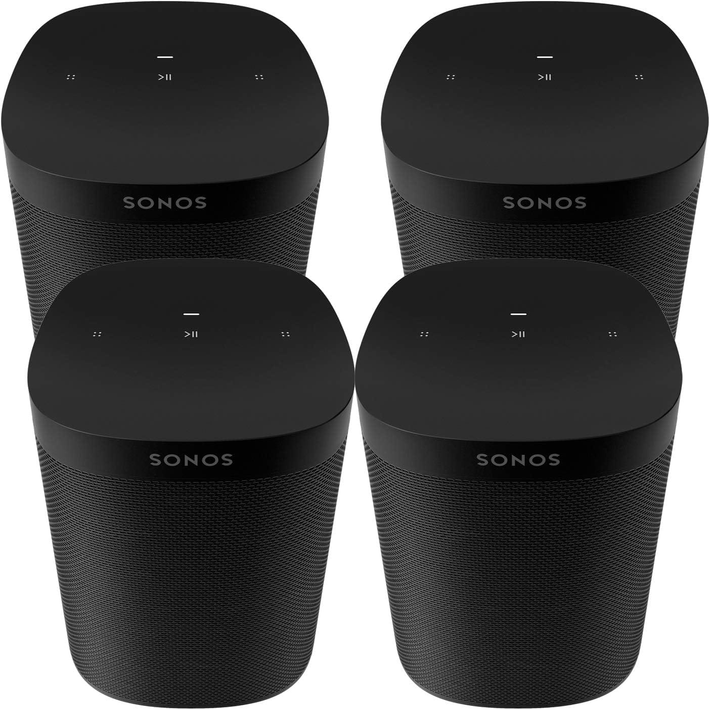 Sonos Four Room Set One SL - The Powerful Microphone-Free Speaker for Music and More