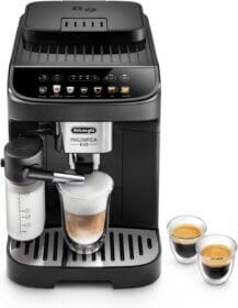 e'Longhi Magnifica Evo ECAM 292.81.B Fully Automatic Coffee Machine with LatteCrema Milk System, 7 Direct Selection Buttons for Cappuccino, Espresso and Other Coffee Specialities, 2-Cup Function