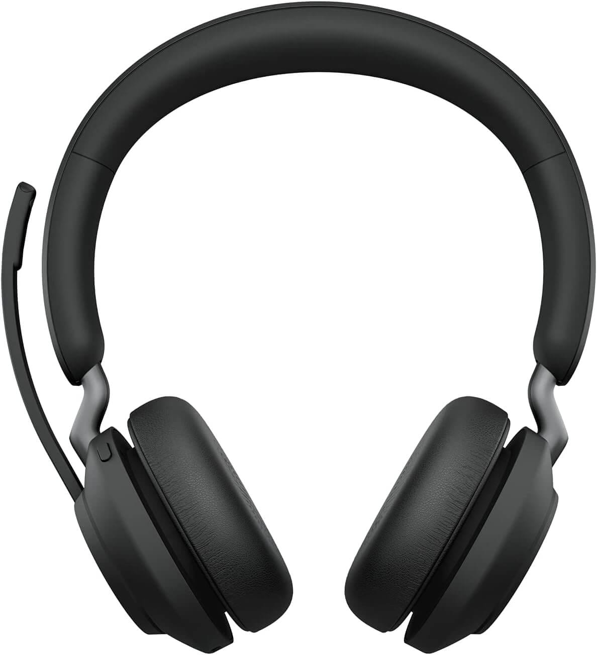 Jabra Evolve2 65 Wireless PC Headset – Noise Cancelling UC Certified Stereo Headphones With Long-Lasting Battery – USB-A Bluetooth Adapter