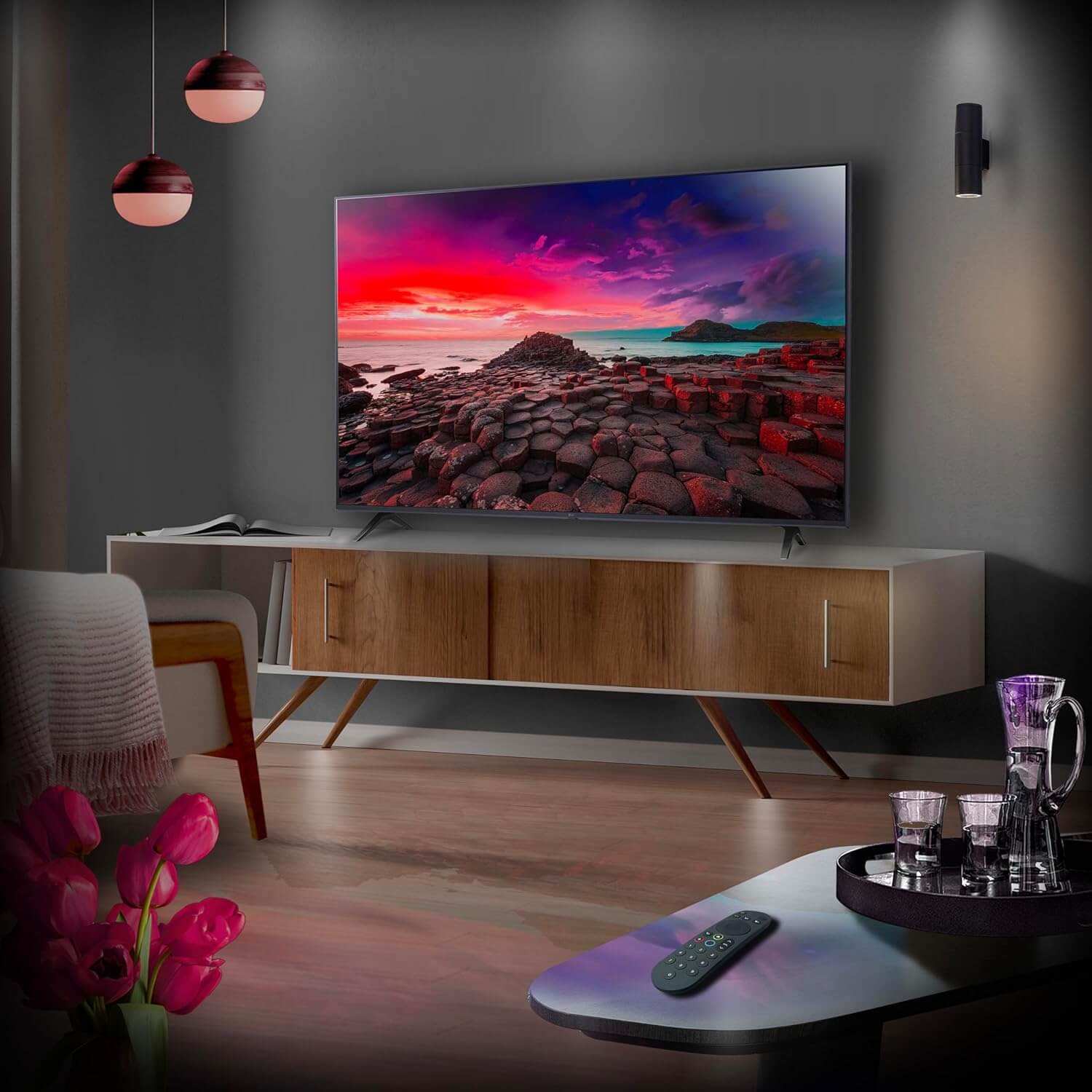 LG 65UT80006LA 65-Inch 4K UHD Smart TV, (α5 AI Processor Gen7, Freeview Play and Amazon Alexa, 60Hz), Ashed Blue