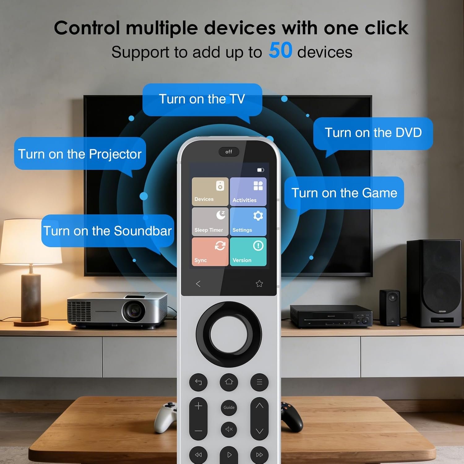 SofaBaton X2 Universal Remote Control with Hub & Charging Dock, Touchscreen, All-in-One Smart Remote with Customize Activities | Bluetooth | Infrared | WiFi 2.4GHz | Compatible Alexa & Google Home