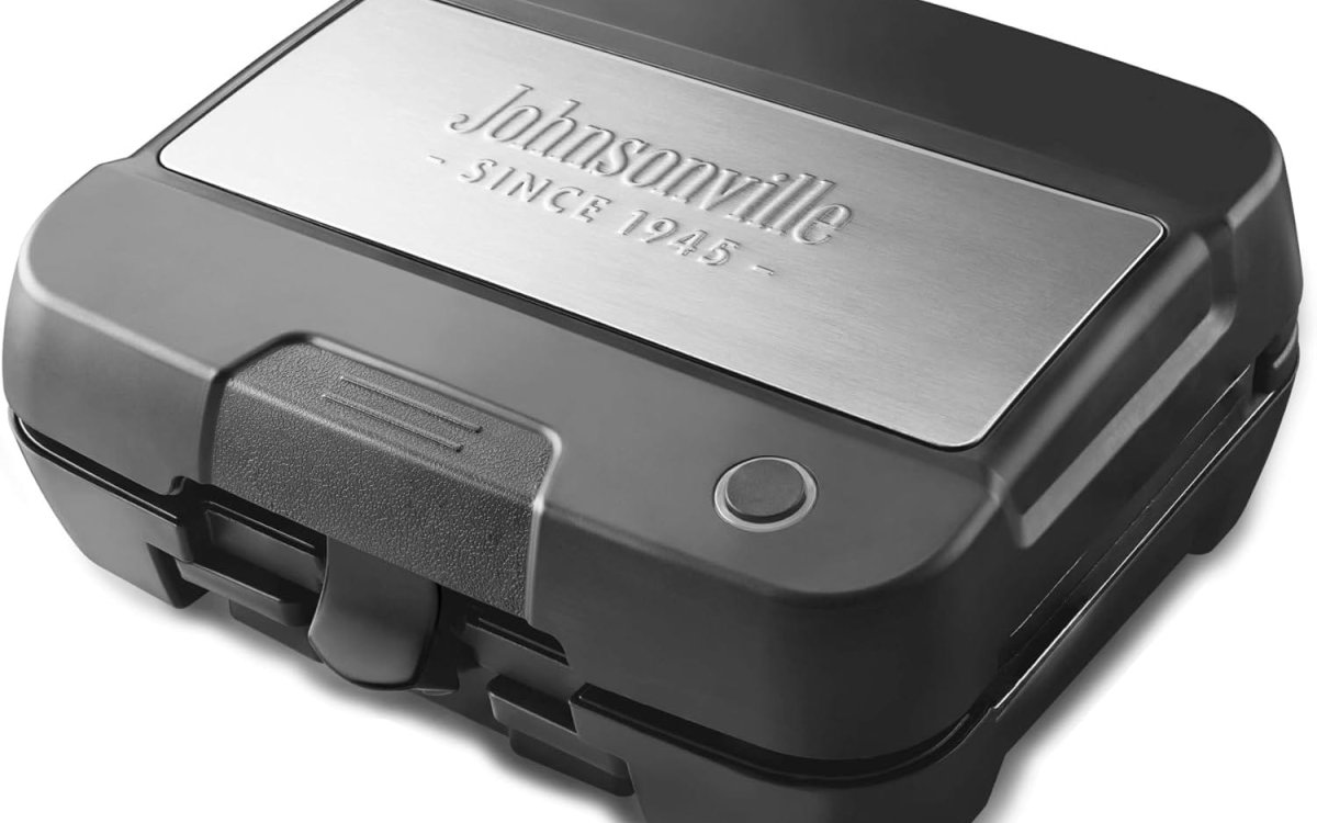 Johnsonville Sizzling Sausage Grill Plus, Indoor Electric Grill, 3 in 1 Design BTG-500